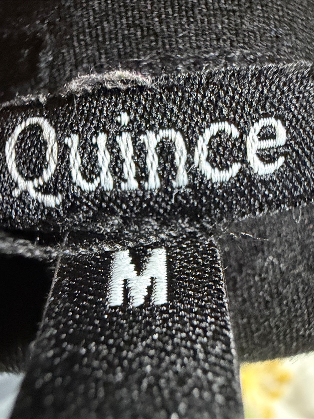 Quince Black Stretch Knit Ankle Pants Medium Pull-On Career Casual Rayon Nylon - Picture 4 of 7